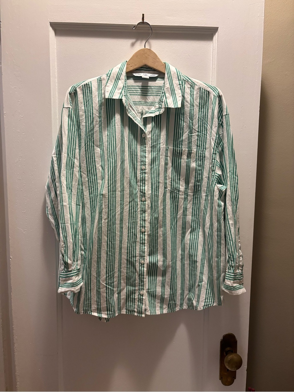 Old Navy Cotton Striped Button Down Shirt